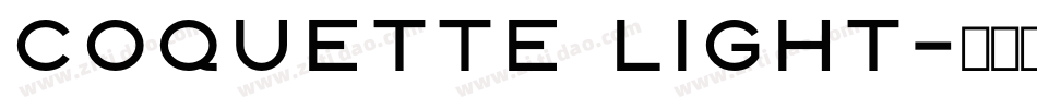 Coquette Light字体转换